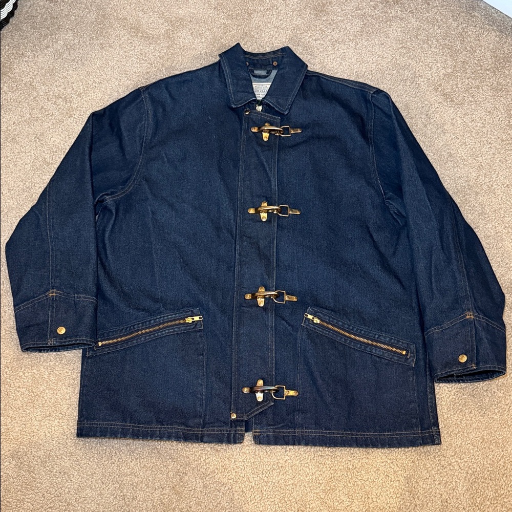 Ralph Lauren Denim Fireman Clasp Jacket